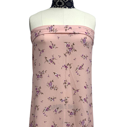 P-1056-504-BLUSH-DUSTY-VIOLET - PRINTED WOOL DOBBY 100% POLYESTER