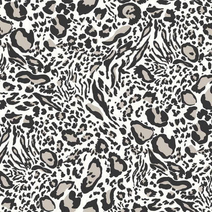 P-1073-504-OFFWHITE-ANGORA - PRINTED WOOL DOBBY 100% POLYESTER