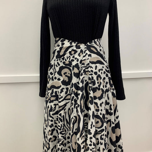 P-1073-504-OFFWHITE-ANGORA - PRINTED WOOL DOBBY 100% POLYESTER