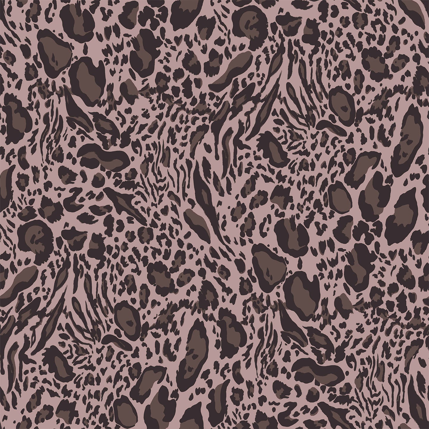 P-1073-506-PALE-MAUVE-ROSE-BROWN - PRINTED FRENCH TERRY 63%POLY  33%RAYON  4% SPANDEX