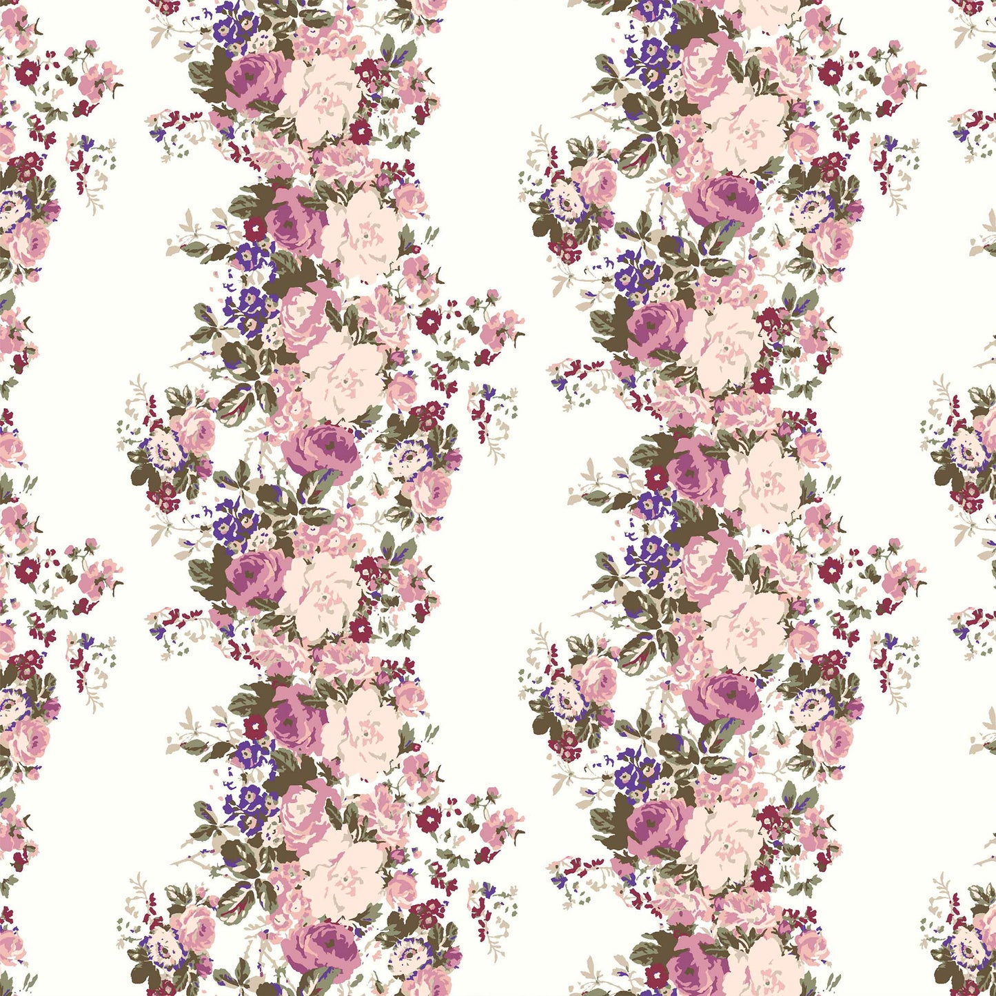 P-109-703-OFFWHITE-ROSE - PRINTED TWIST CREPE 92% POLY 8% SPANDEX