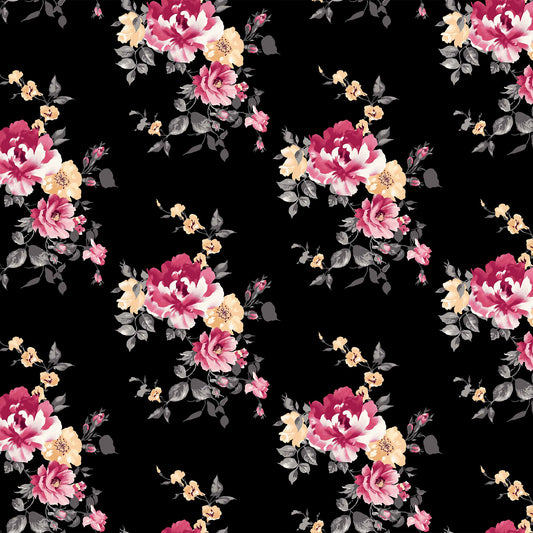 P-110-453-BLACK-RED - PRINTED POLY POWER MESH 92%POLY 8%SPANDEX