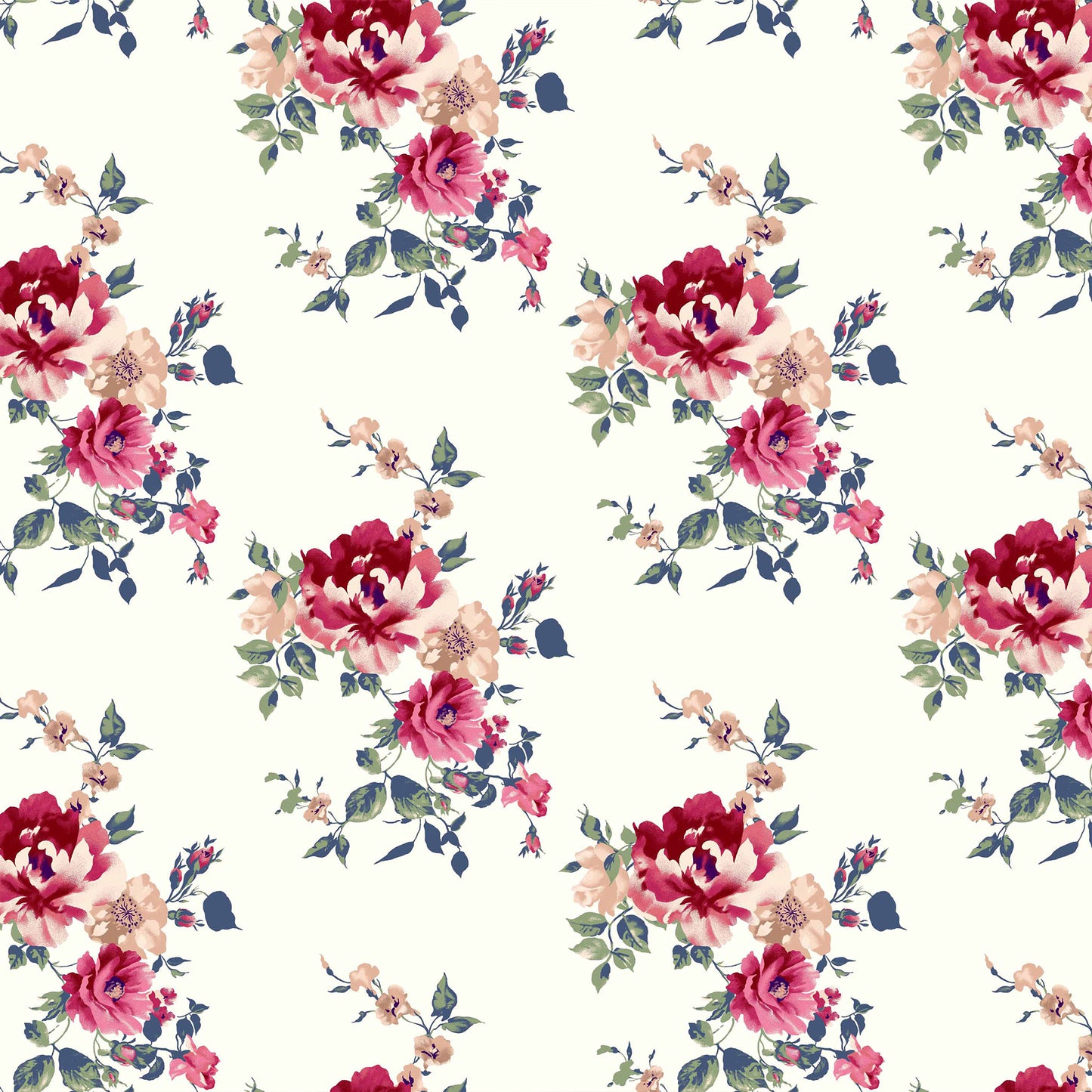 P-110-453-OFFWHITE-WATERMELON - PRINTED POLY POWER MESH 92%POLY 8%SPANDEX