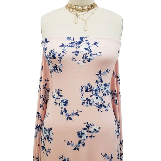 P-111-HVY-RSJ-BLUSH-INDIGO - PRINT RSJ 95% RAYON 5% SPANDEX JERSEY