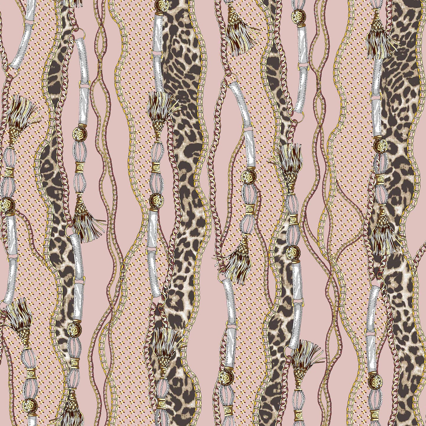 P-1118-668-BLUSH-GOLD - PRINTED DTY 92% POLY 8% SPANDEX DTY DOUBLE SIDED BRUSH