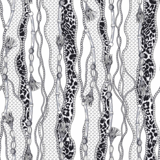 P-1118-668-OFFWHITE-GREY - PRINTED DTY 92% POLY 8% SPANDEX DTY DOUBLE SIDED BRUSH