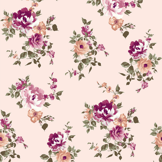 P-112-586-B-BLUSH-MAUVE - PRINTED CREPE CHIFFON 97% POLY 3% SPANDEX