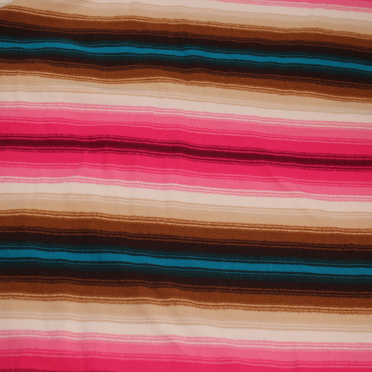 P-1175-668-BROWN-PINK-TEAL - PRINTED DTY 92% POLY 8% SPANDEX DTY DOUBLE SIDED BRUSH