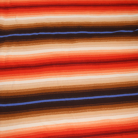 P-1175-668-BROWN-SPICY-ORANGE-BLUE - PRINTED DTY 92% POLY 8% SPANDEX DTY DOUBLE SIDED BRUSH
