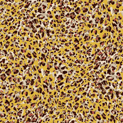 P-118-668-GOLDEN-MUSTARD-CORAL - PRINTED DTY 92% POLY 8% SPANDEX DTY DOUBLE SIDED BRUSH