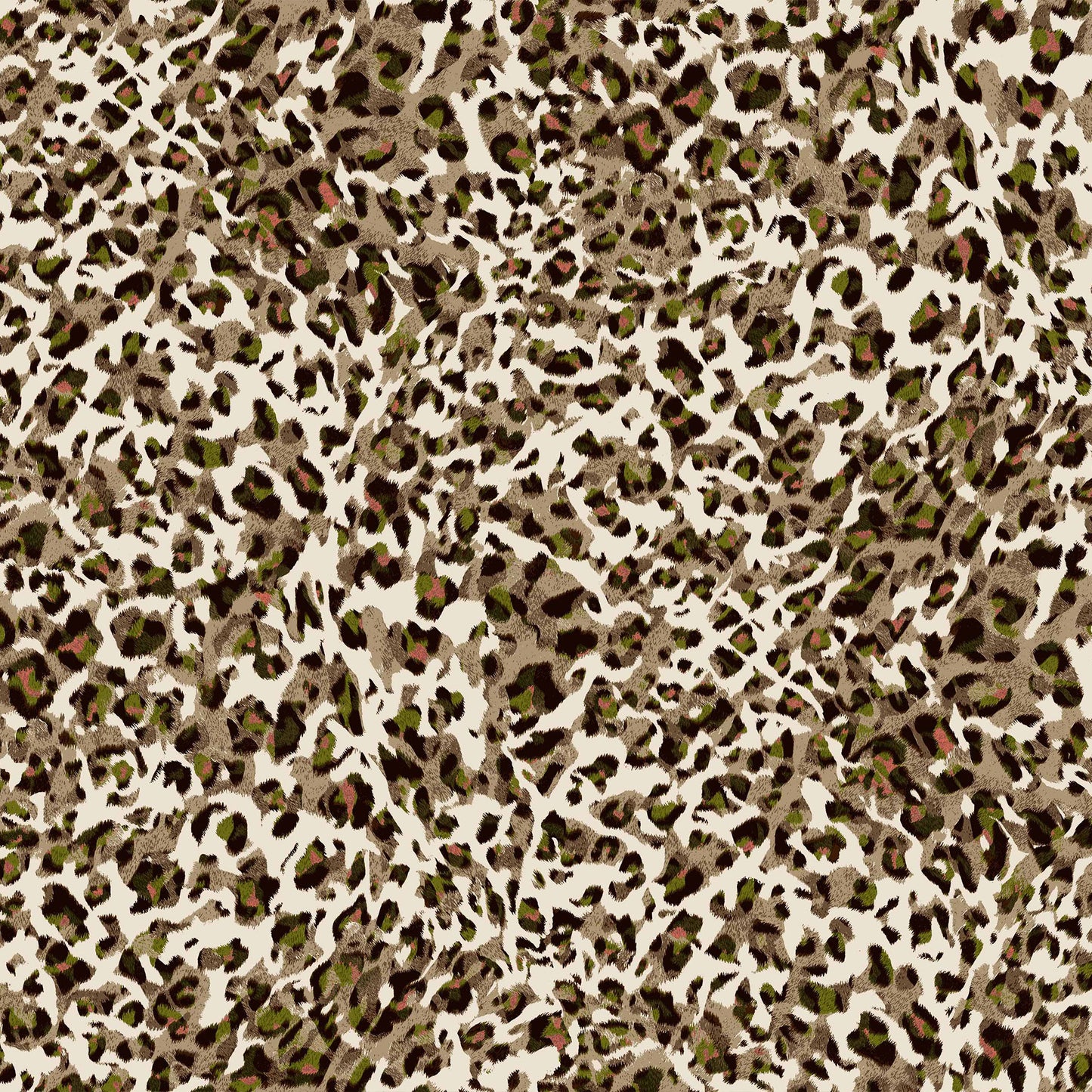 P-118-668-IVORY-CARGO - PRINTED DTY 92% POLY 8% SPANDEX DTY DOUBLE SIDED BRUSH