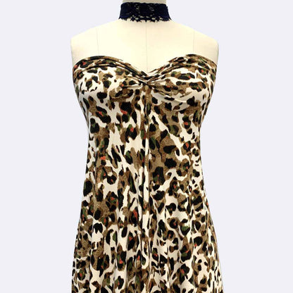 P-118-668-IVORY-CARGO - PRINTED DTY 92% POLY 8% SPANDEX DTY DOUBLE SIDED BRUSH