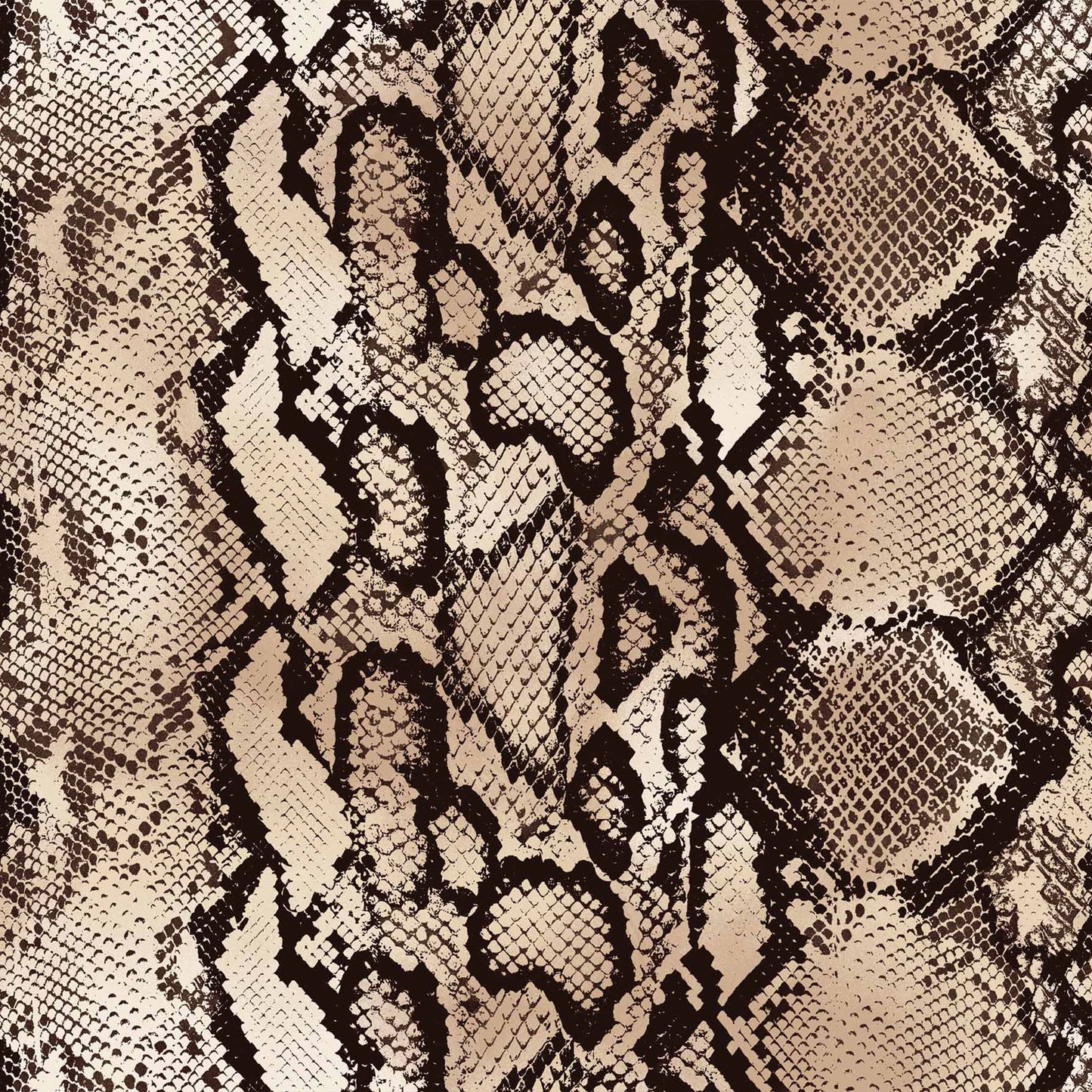 P-1268-754-ALMOND-DARK-BROWN - PRINTED POLY MOROCCAN 100% POLY