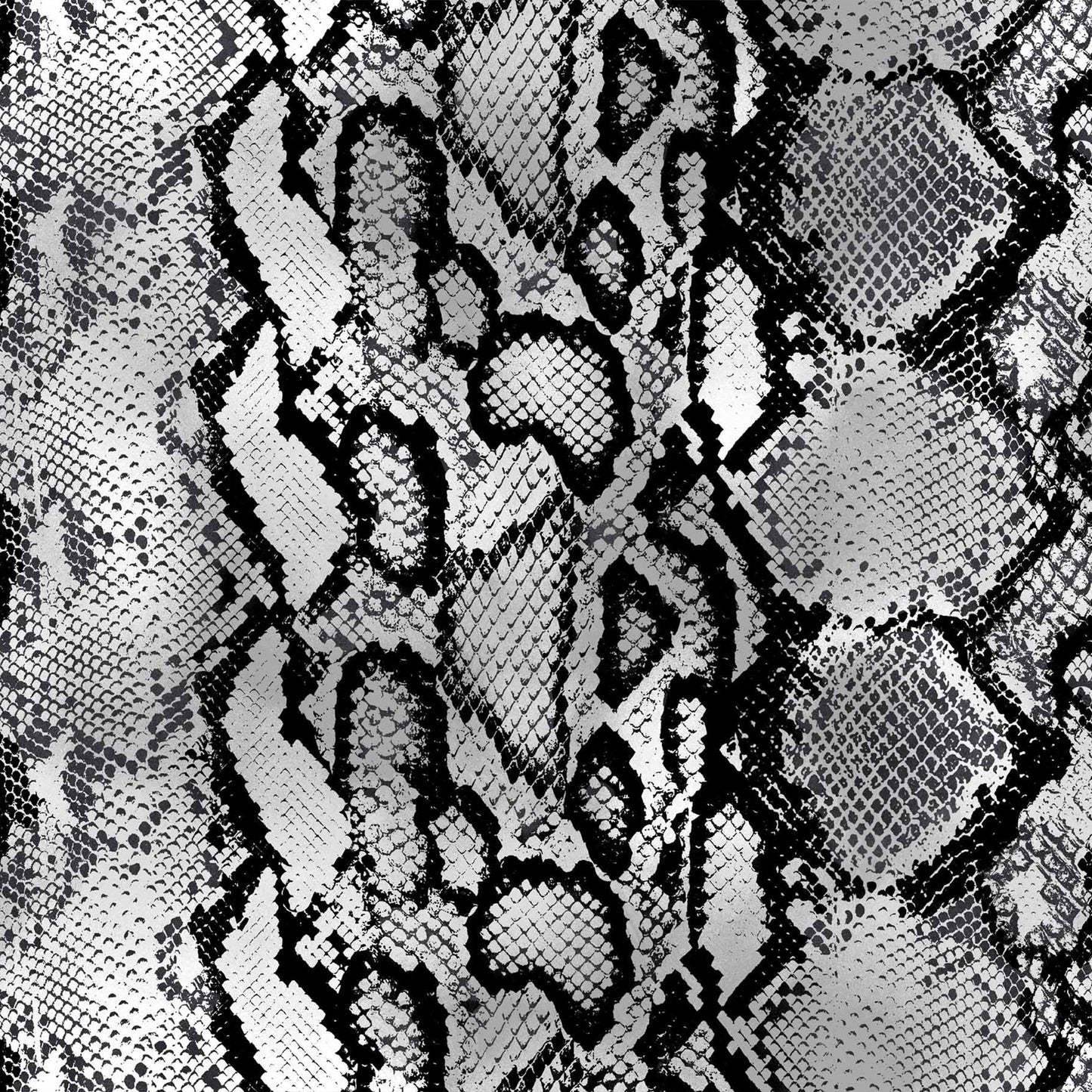 P-1268-754-GREY-BLACK - PRINTED POLY MOROCCAN 100% POLY