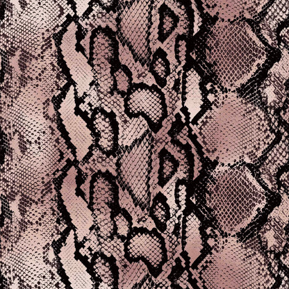 P-1268-754-MISTY-ROSE-DARK-BROWN - PRINTED POLY MOROCCAN 100% POLY