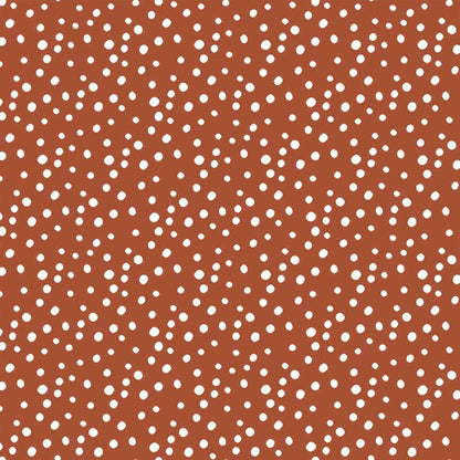 P-1322-504-CHILI-IVORY - PRINTED WOOL DOBBY 100% POLYESTER