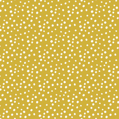 P-1322-504-GOLDENROD-IVORY - PRINTED WOOL DOBBY 100% POLYESTER