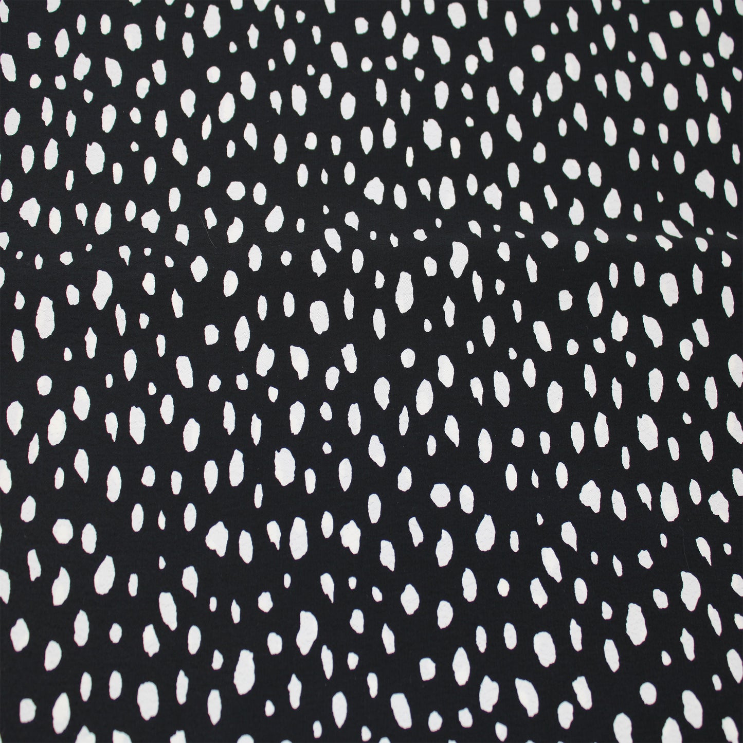 P-1326-754-BLACK-OFFWHITE - PRINTED POLY MOROCCAN 100% POLY