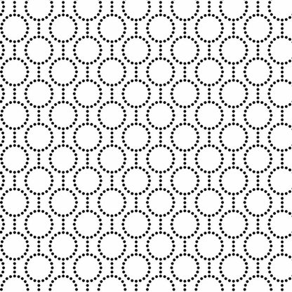 P-1334-504-OFF-WHITE-BLACK - PRINTED WOOL DOBBY 100% POLYESTER