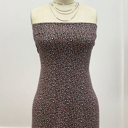 P-1340-668-GREY-TAN - PRINTED DTY 92% POLY 8% SPANDEX DTY DOUBLE SIDED BRUSH