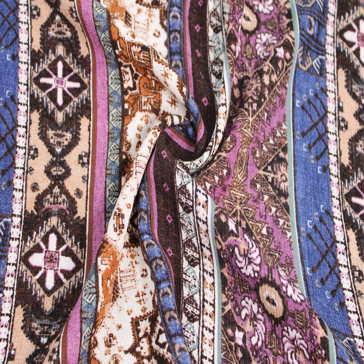 P-1346-636-PLUM-DENIM-BLUE PRINTED CREPON 100% RAYON CREPON