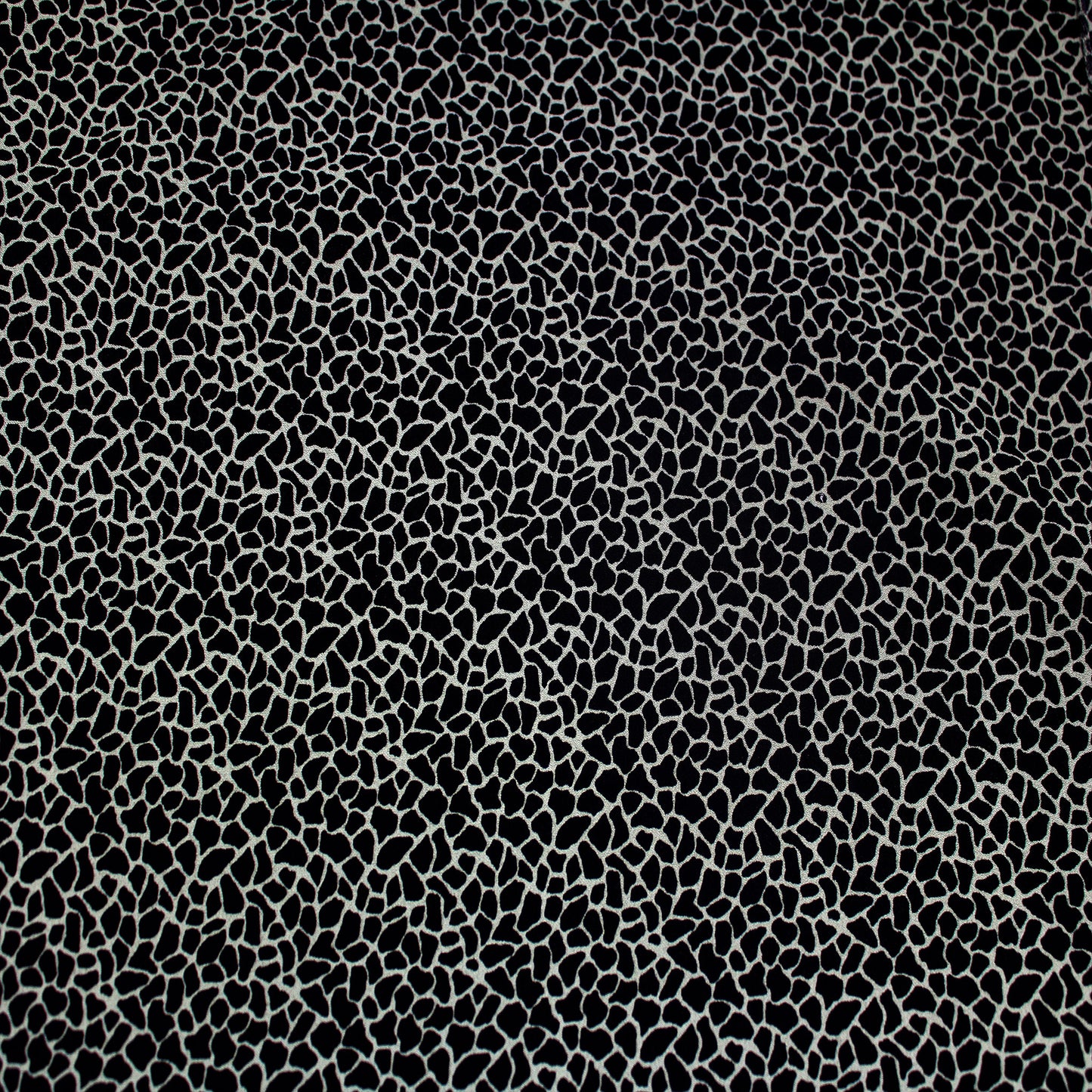P-1352-504-SAGE-BLACK - PRINTED WOOL DOBBY 100% POLYESTER