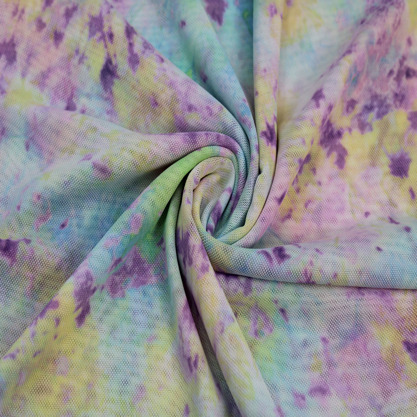P-1375-453-LILAC-MINT - PRINTED POLY POWER MESH 92%POLY 8%SPANDEX