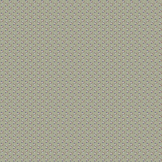 P-1391-504-SAGE-DENIM-MOCHA - PRINTED WOOL DOBBY 100% POLYESTER