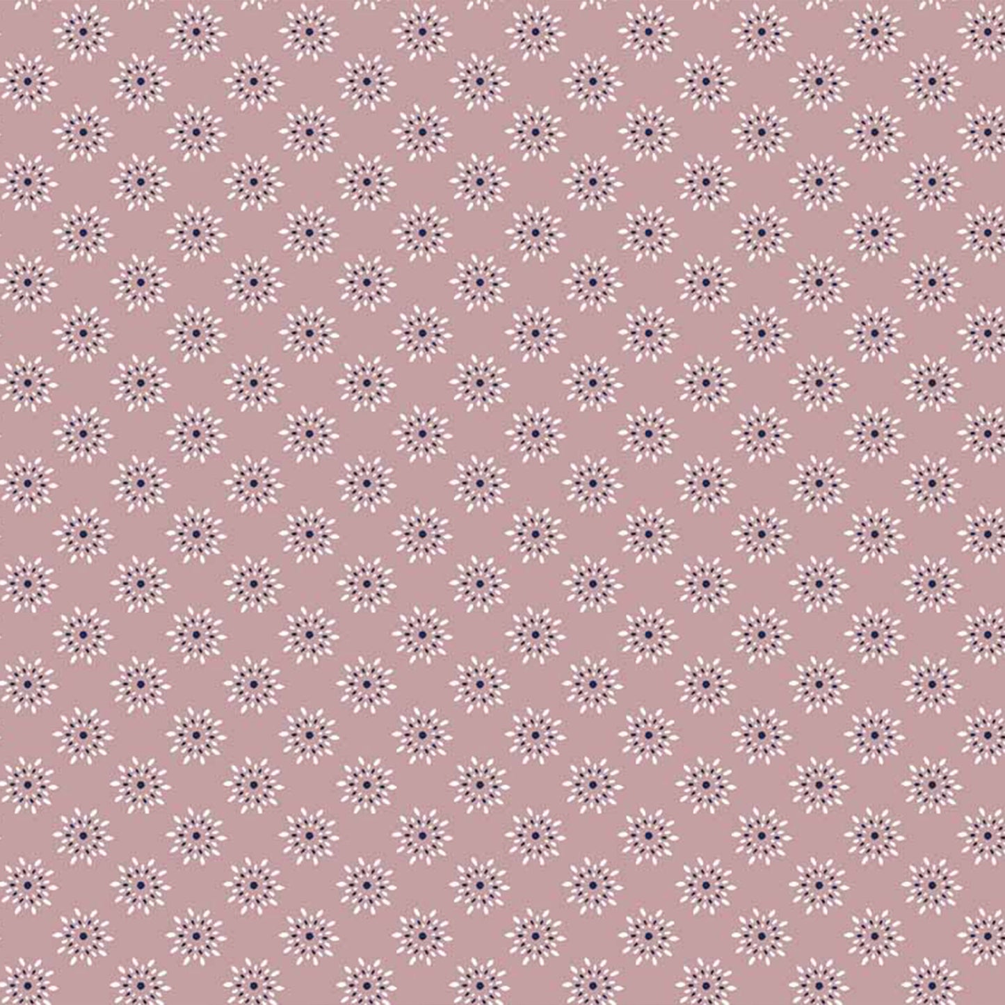 P-1394-504-MAUVE-NAVY - PRINTED WOOL DOBBY 100% POLYESTER