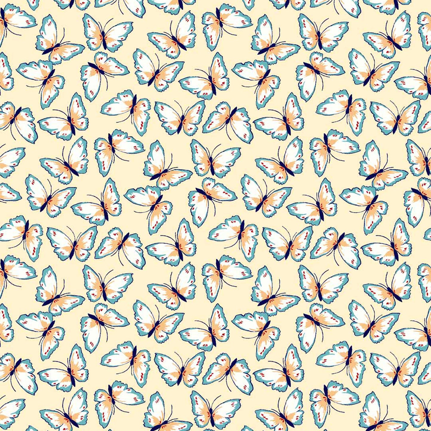 P-1399-761-BANANA-CREAM-TURQUOISE - PRINTED TIE DYE 4X2 RIB 96% POLY 4% SPANDEX