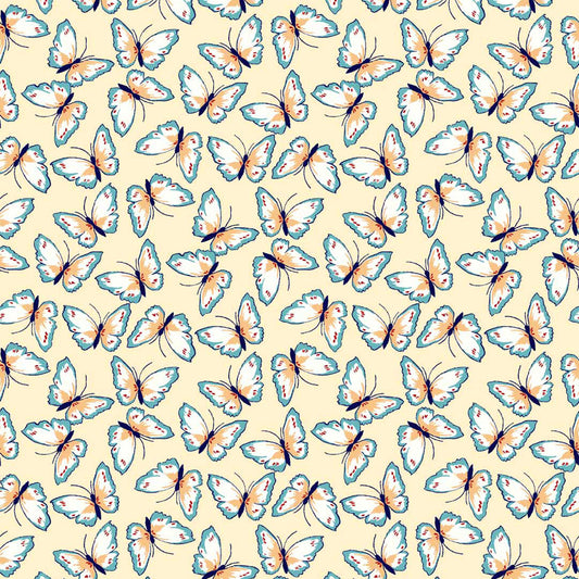 P-1399-761-BANANA-CREAM-TURQUOISE - PRINTED TIE DYE 4X2 RIB 96% POLY 4% SPANDEX