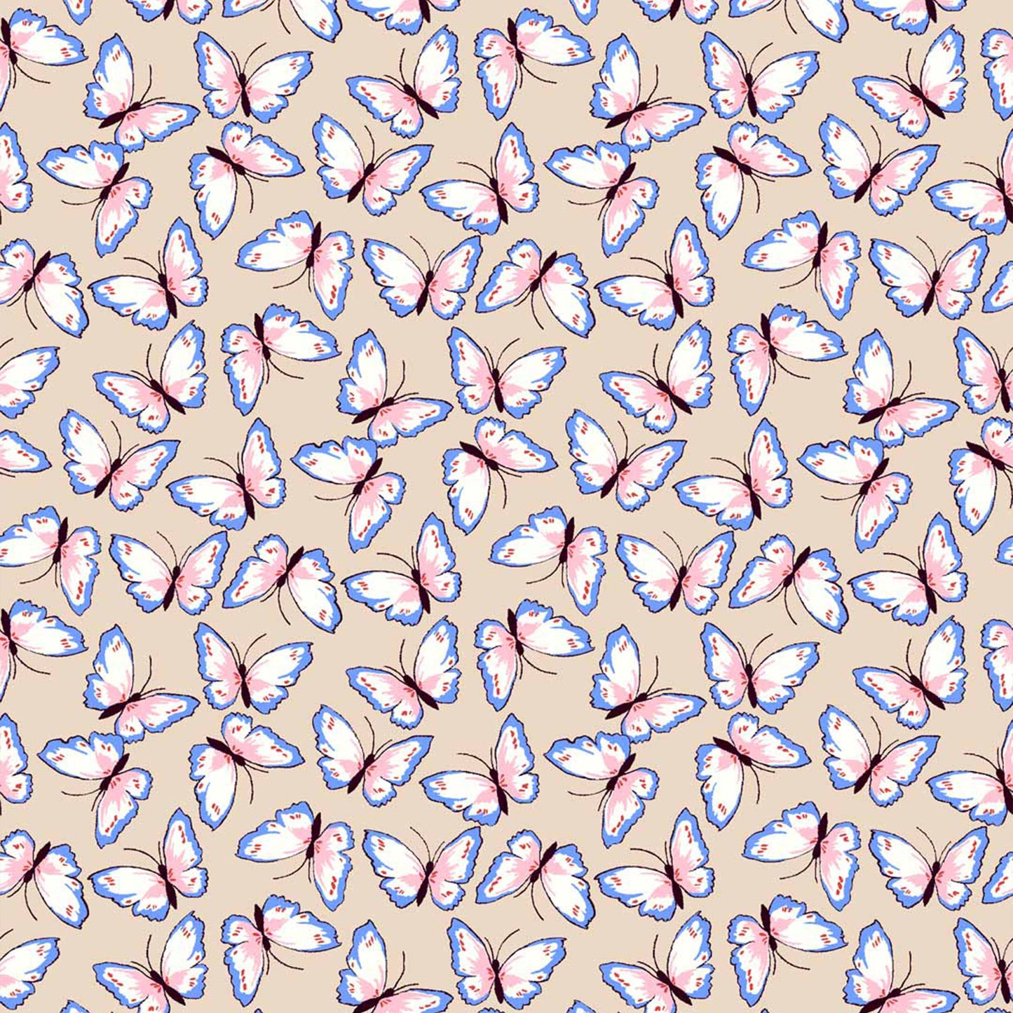 P-1399-761-MAPLE-SUGAR-BLUE - PRINTED 4X2 RIB 96% POLY 4% SPANDEX