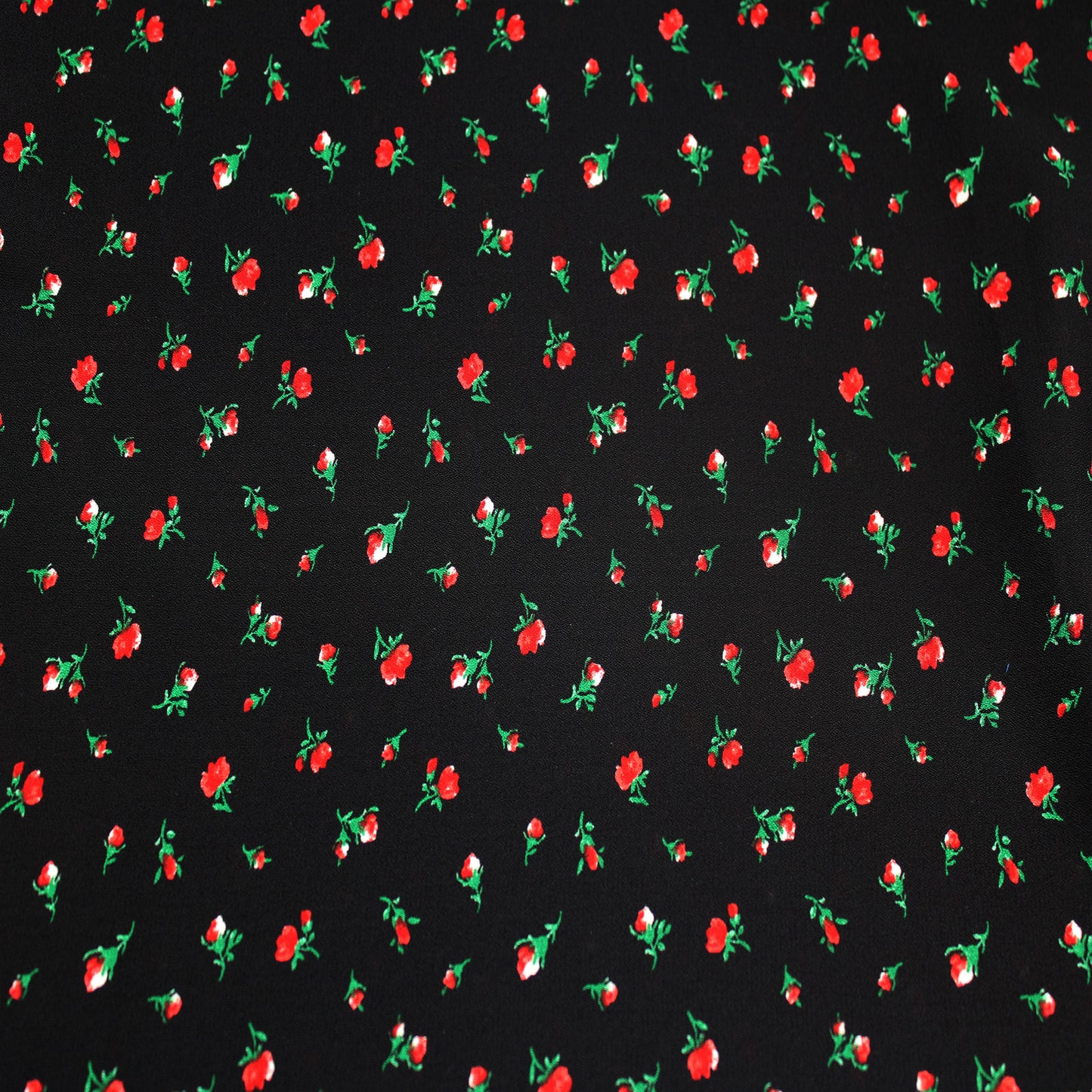 P-1407-504-BLACK-GARNET - PRINTED WOOL DOBBY 100% POLYESTER