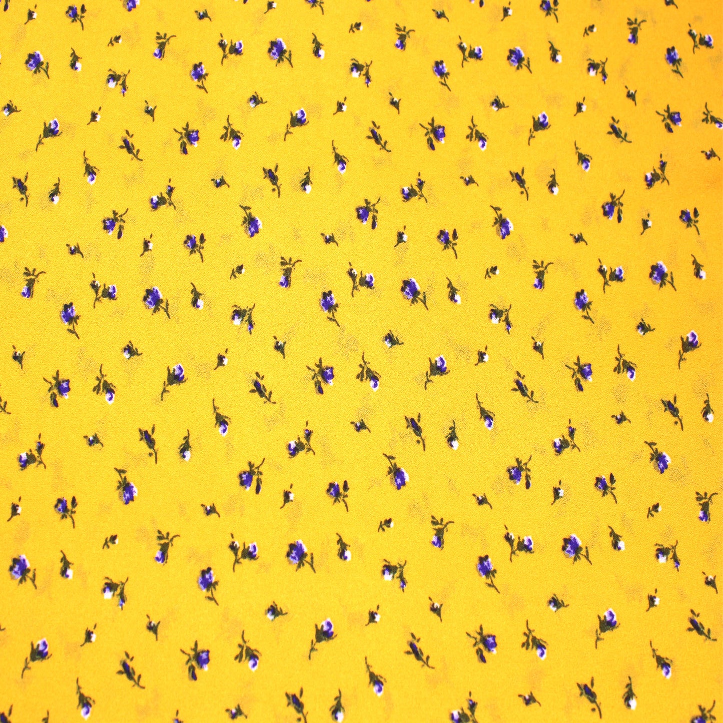 P-1407-504-GOLDEN-YELLOW-PURPLE - PRINTED WOOL DOBBY 100% POLYESTER