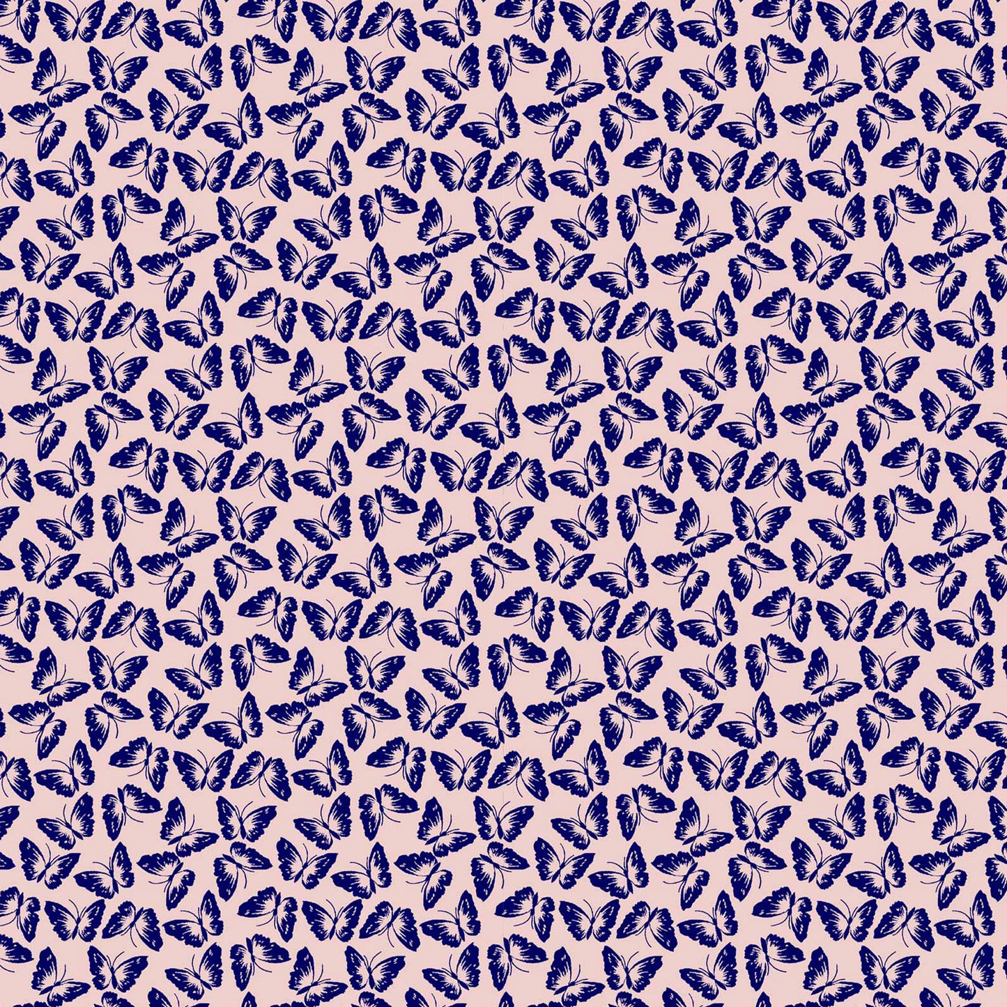 P-1410-504-DUSTY-PINK-NAVY - PRINTED WOOL DOBBY 100% POLYESTER