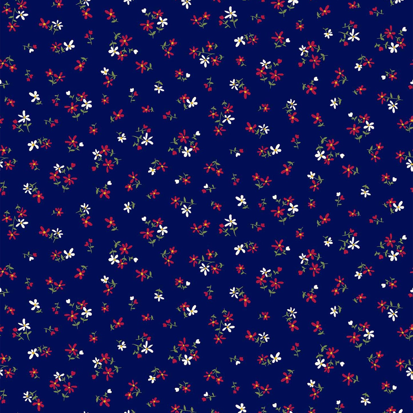 P-1412-761-NAVY-RED - PRINTED 4X2 RIB 96% POLY 4% SPANDEX