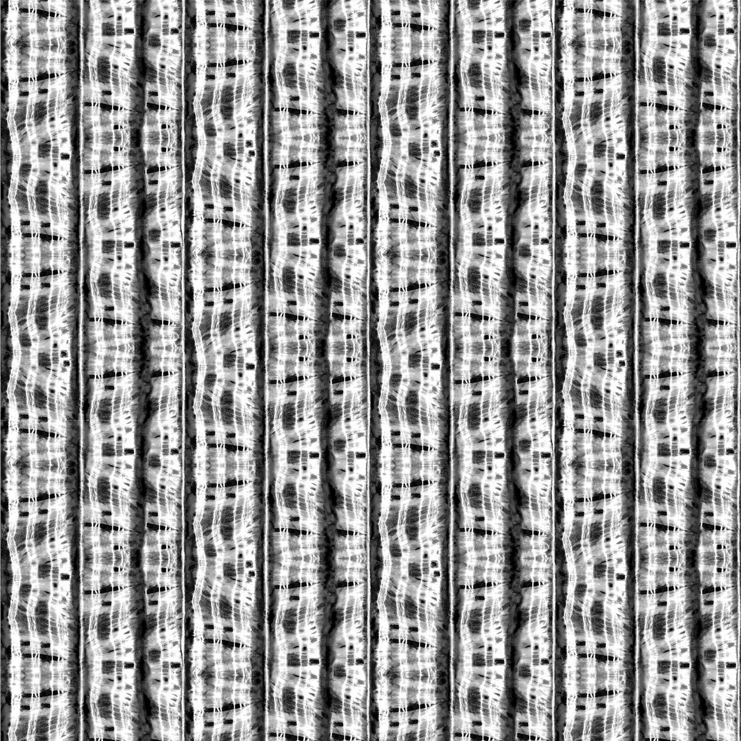 P-1417-504-BLACK-CHARCOAL - PRINTED TIE DYE WOOL DOBBY 100% POLYESTER