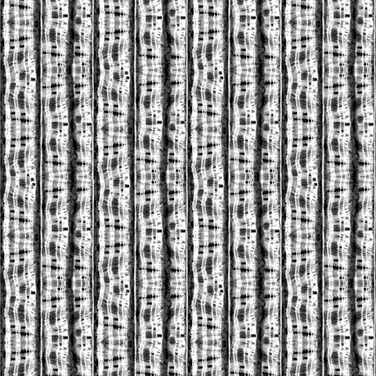 P-1417-504-BLACK-CHARCOAL - PRINTED TIE DYE WOOL DOBBY 100% POLYESTER