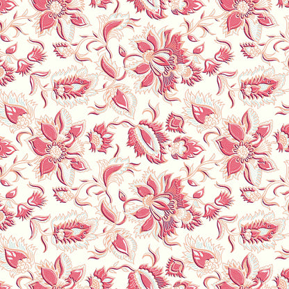 P-143-586-OFFWHITE-NECTARINE - PRINTED CREPE CHIFFON 97% POLY 3% SPANDEX