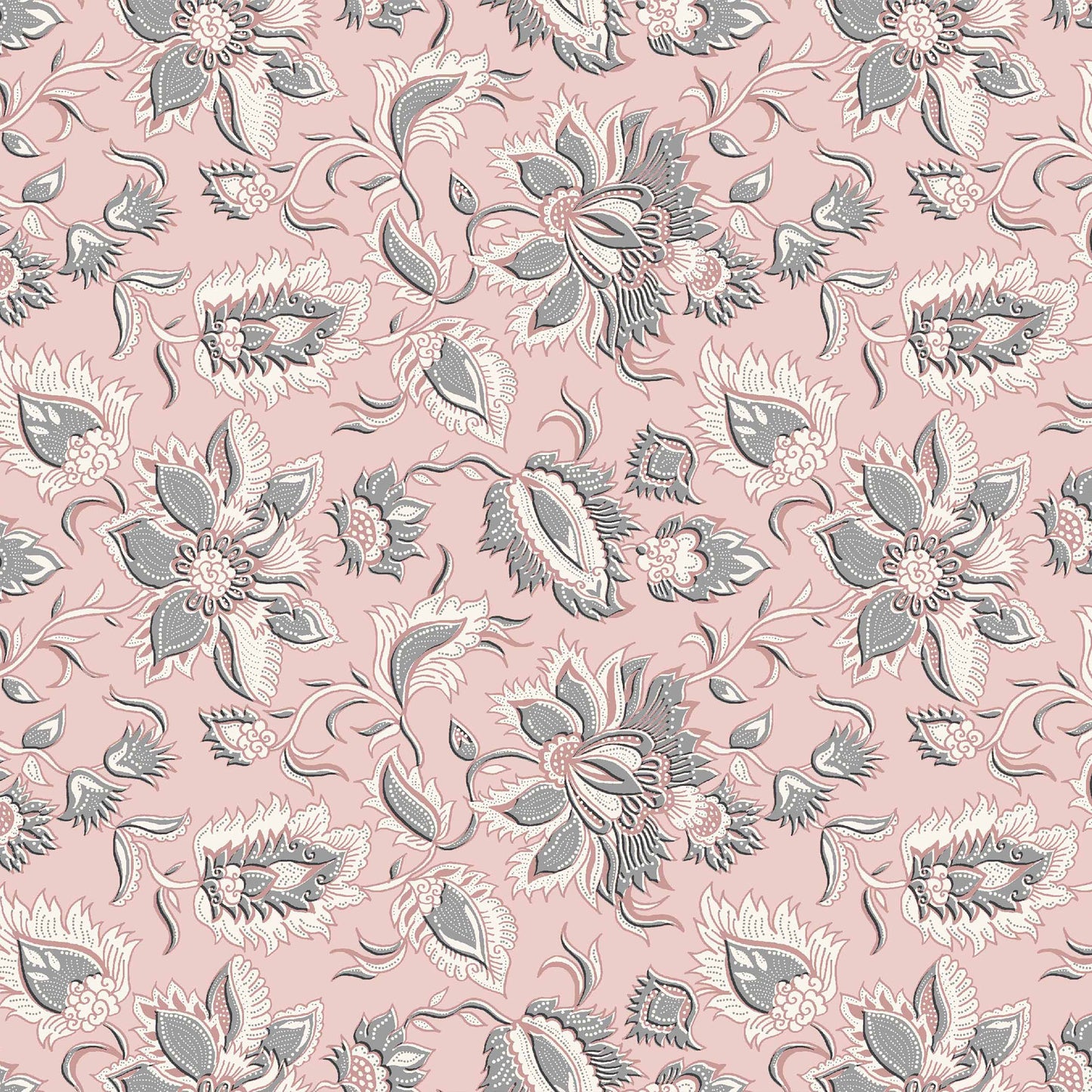P-143-586-PEACH-GREY - PRINTED CREPE CHIFFON 97% POLY 3% SPANDEX
