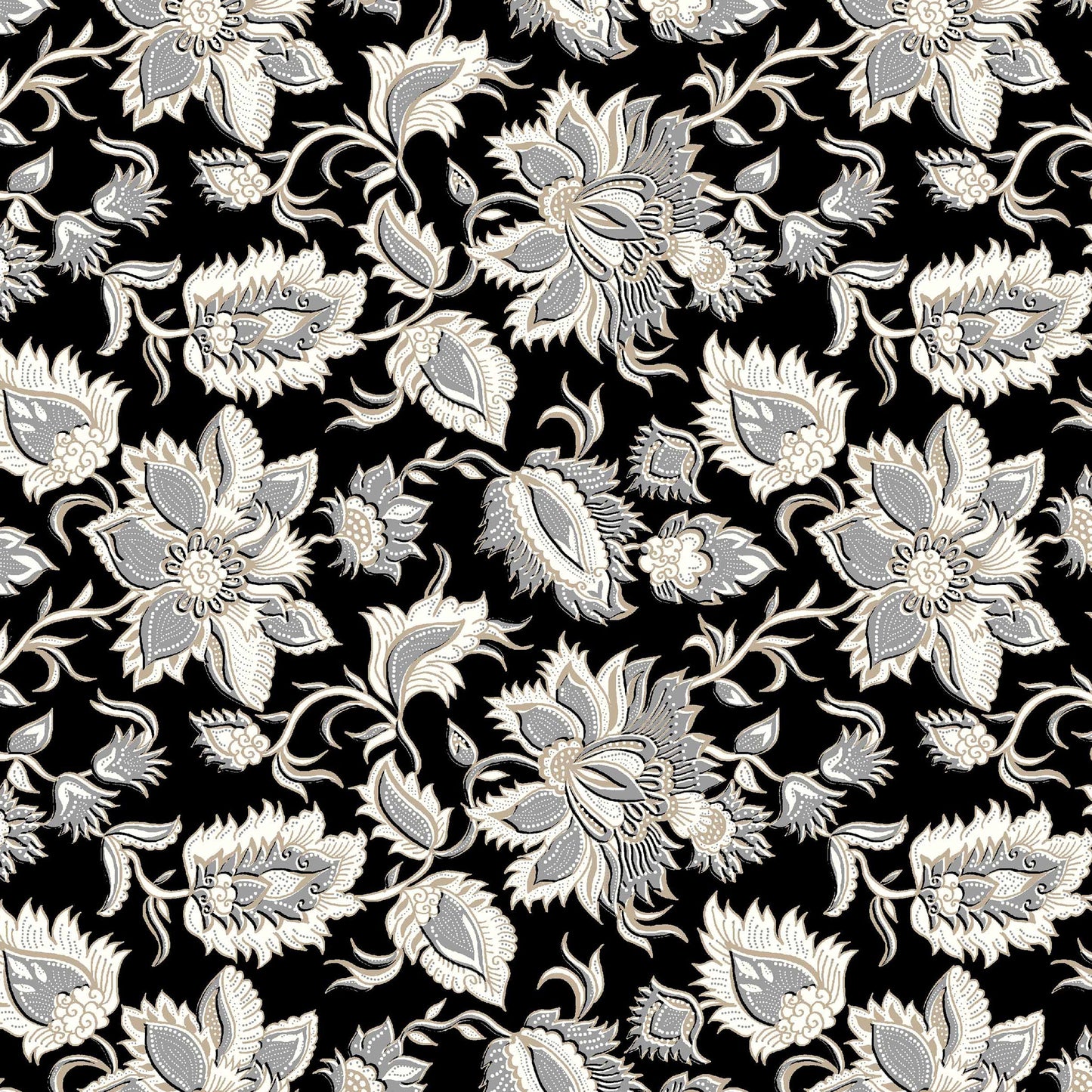 P-143-668-BLACK-NEUTRAL - PRINTED DTY 92% POLY 8% SPANDEX DTY DOUBLE SIDED BRUSH