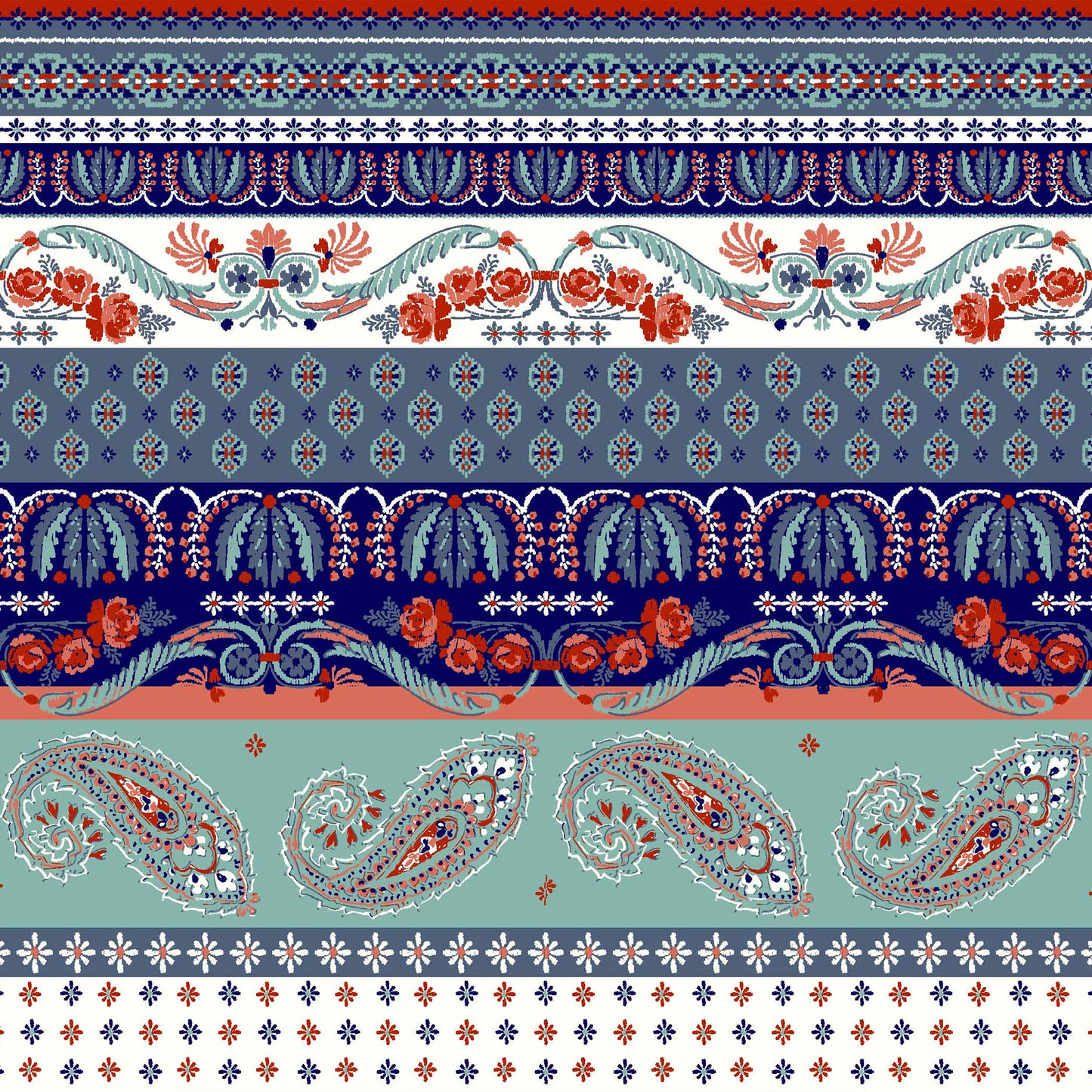 P-146-636-NAVY-CORAL-PRINTED-CREPON-100%-RAYON-CREPON