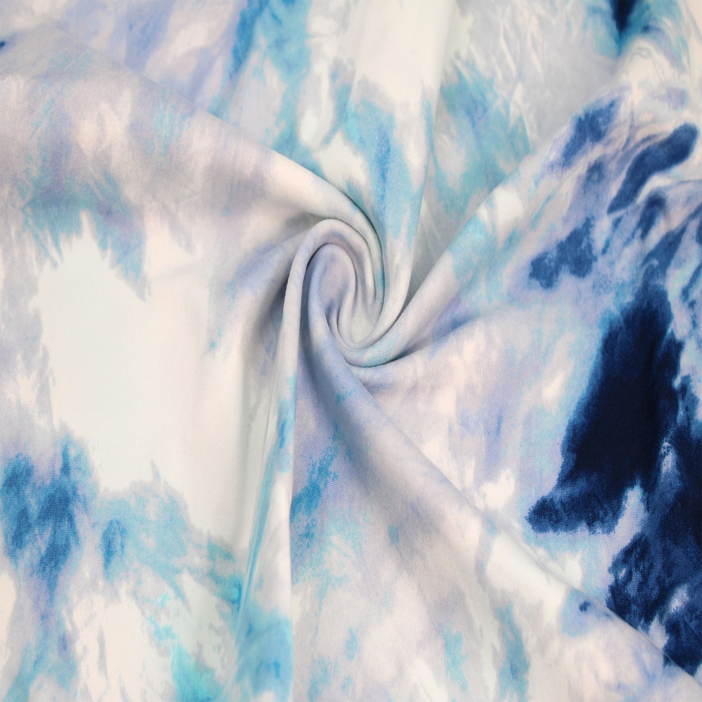P-1470-668-NAVY-AQUA - PRINTED DTY 92% POLY 8% SPANDEX DTY DOUBLE SIDED BRUSH