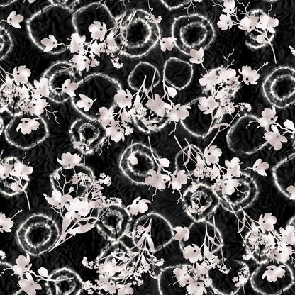 P-1479-698-CHARCOAL-BLUSH- PRINTED RAYON CHALLIS 100% RAYON CHALLIS