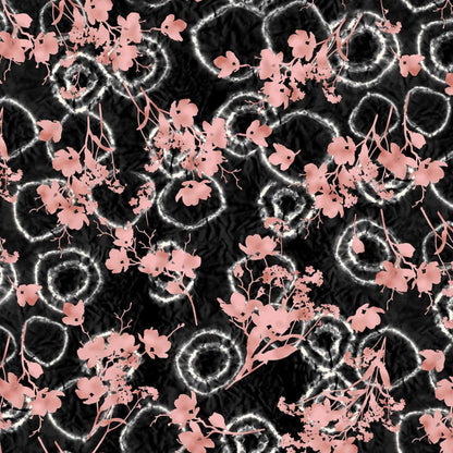 P-1479-HVY-RSJ-BLACK-CORAL - PRINT RSJ 95% RAYON 5% SPANDEX JERSEY