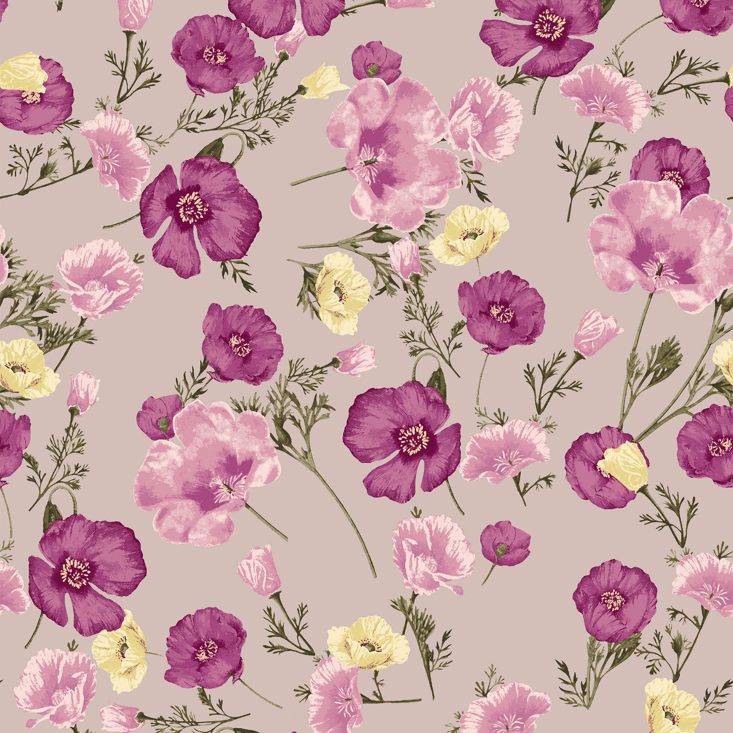 P-150-586-SAND-DOLLAR-MAUVE - PRINTED CREPE CHIFFON 97% POLY 3% SPANDEX