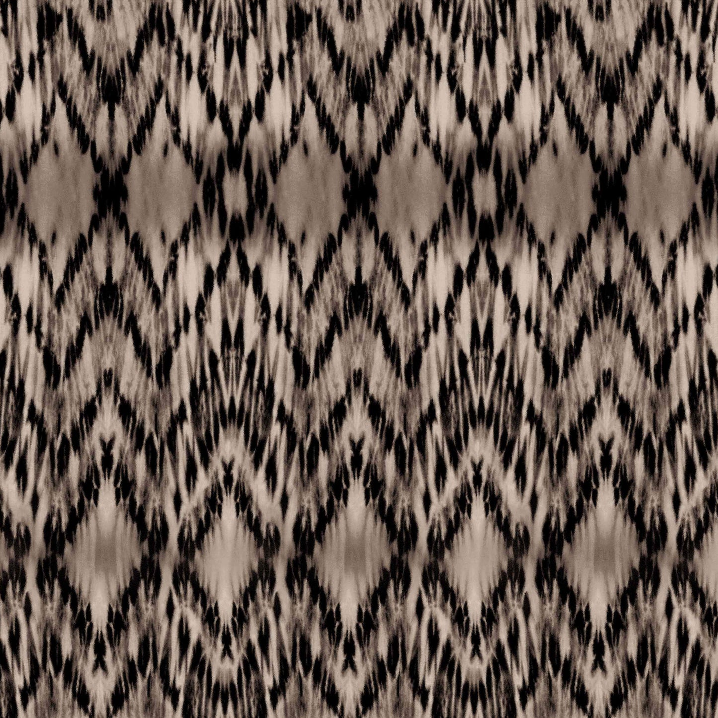 P-1522-453-BLACK-MOCHA - PRINTED POLY POWER MESH 92%POLY 8%SPANDEX