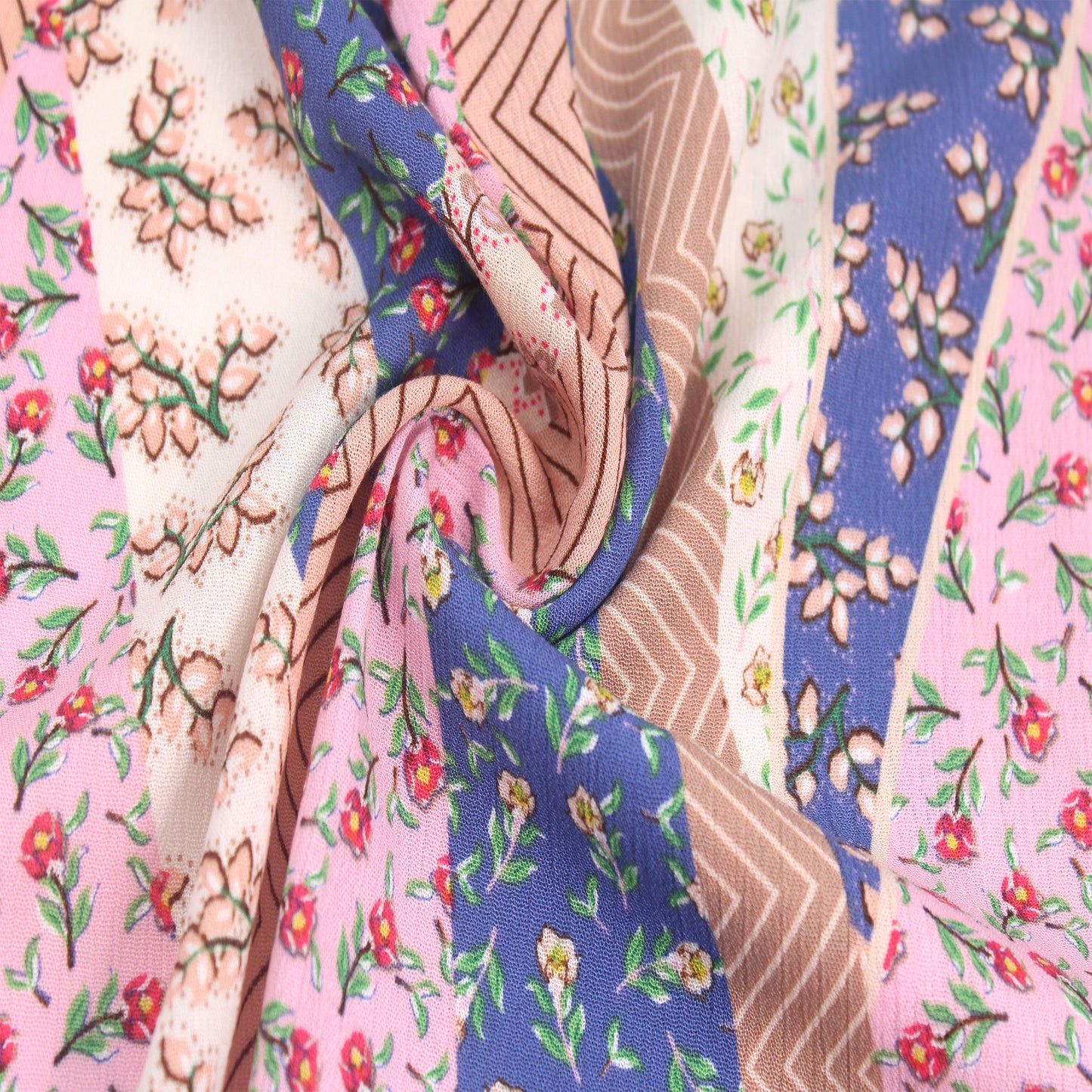 P-1547-636-DENIM-STEEL-PINK PRINTED CREPON 100% RAYON CREPON