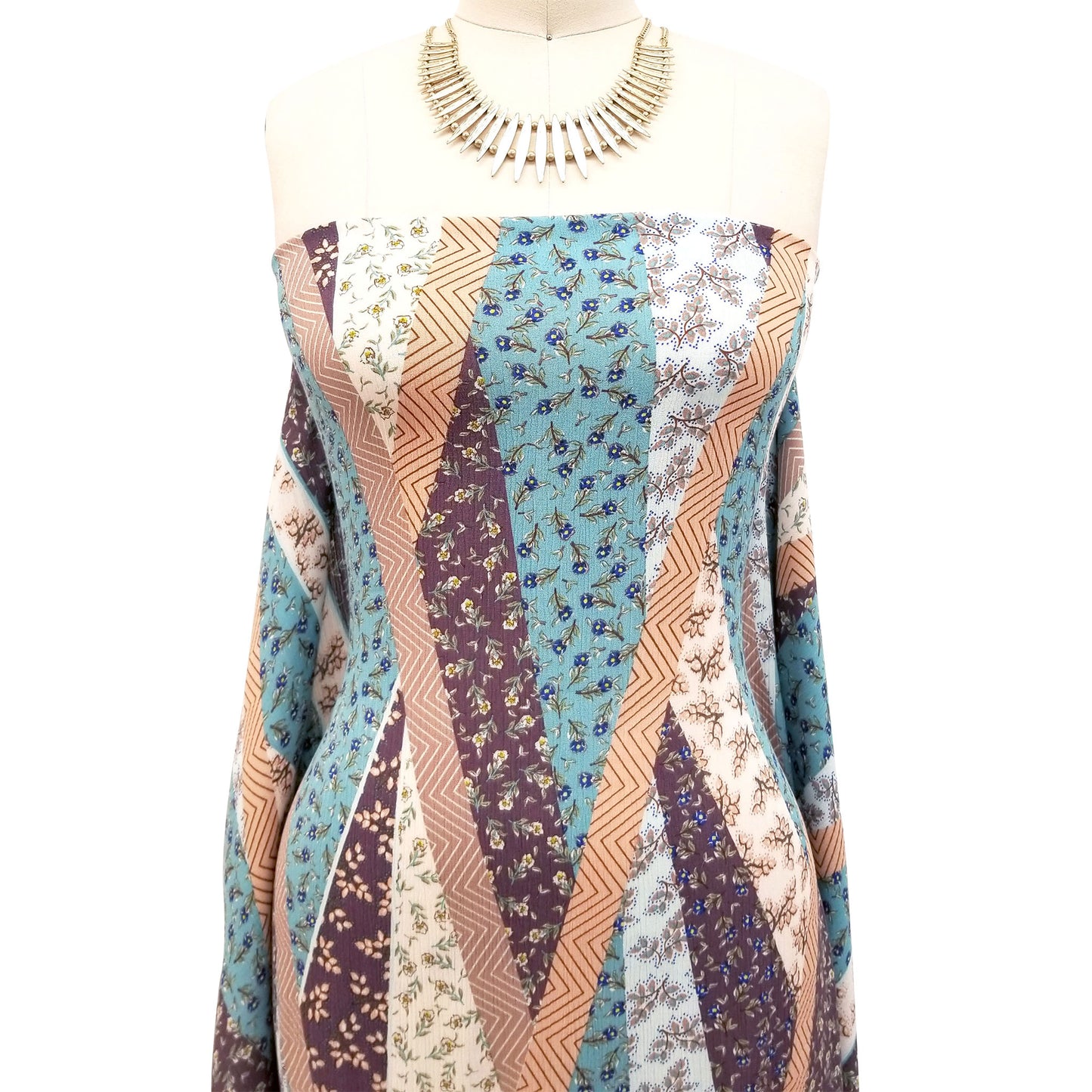 P-1547-636-DUSTY-BERRY-MINT PRINTED CREPON 100% RAYON CREPON