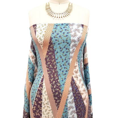 P-1547-636-DUSTY-BERRY-MINT PRINTED CREPON 100% RAYON CREPON